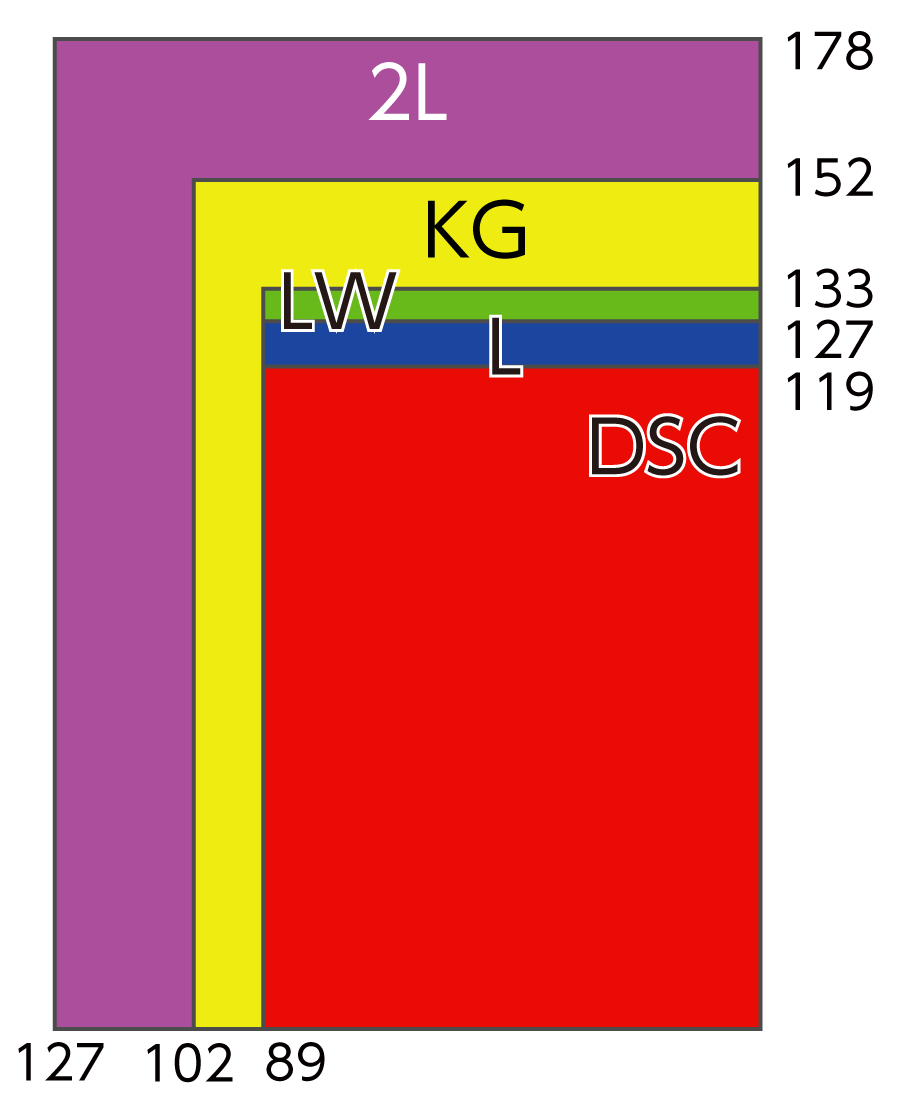 サイズ比較表